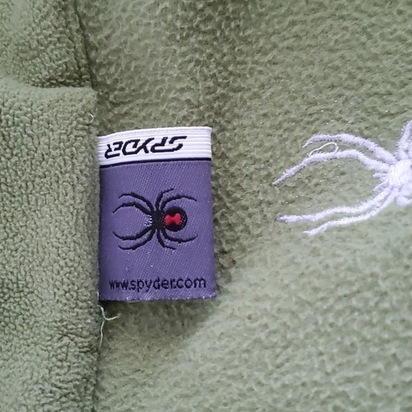 Vintage Spyder Full Zip Front Fleece Jacket Size Medium Vintage - Picture 13 of 14
